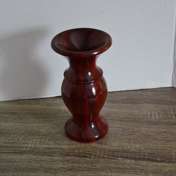 Wood Turned Bud Vase - Picture 4 of 8